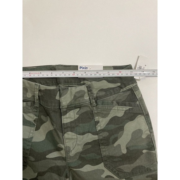Old Navy Camo Pixie Pants Skinny Leg Green Size 0 New - Picture 4 of 6